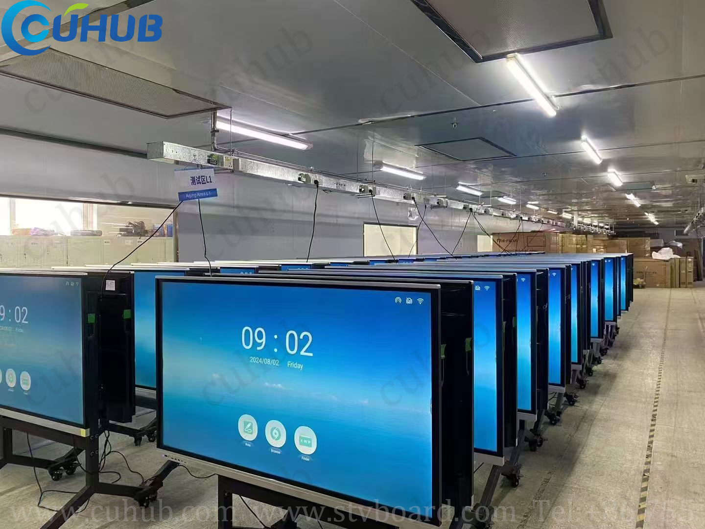 Baza produkcyjna maszyn dla maszyn LCD All-in-one osiąga podwójne przełom w zakresie zdolności produkcyjnych i jakości