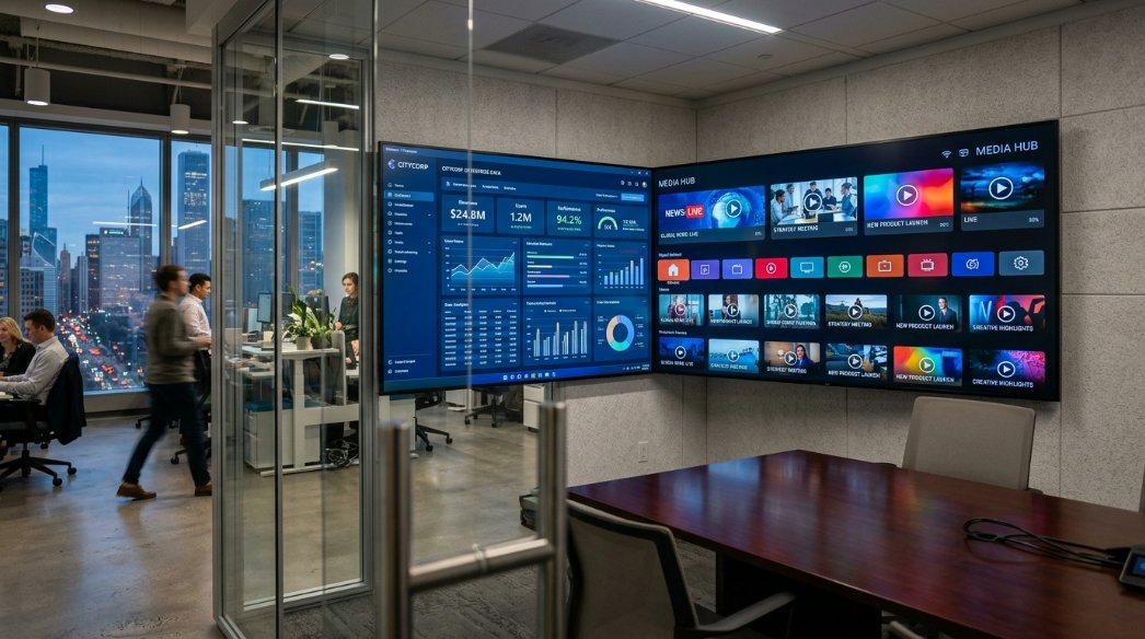 Kompletny przewodnik po Digital Signage w USA: zaopatrzenie, bezpieczeństwo dwóch systemów operacyjnych i integracja